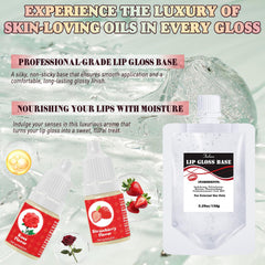 Thaluna clear hydrating lip gloss base keeps lips soft.