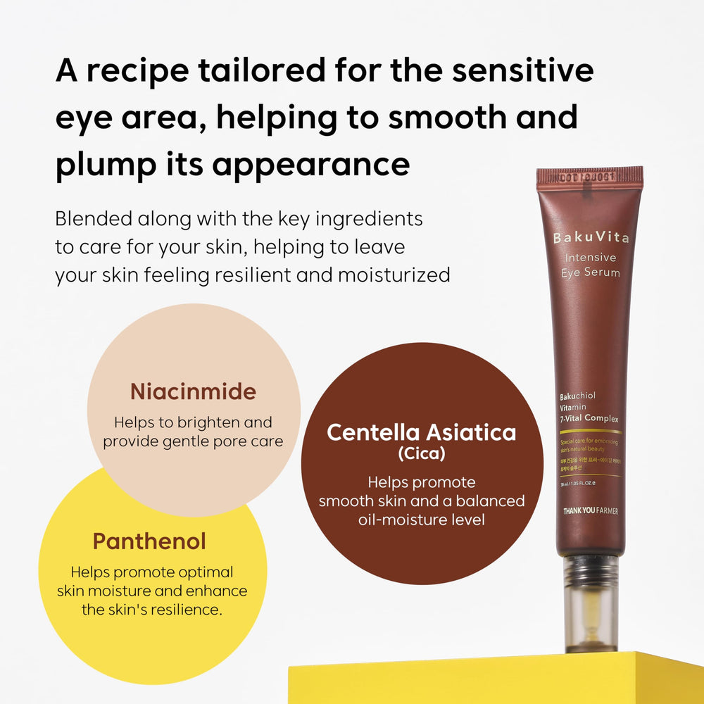 THANKYOU FARMER BakuVita Vegan formula signals compassionate, cruelty-free skincare.
