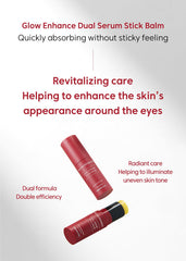THANKYOU FARMER Glow Enhance Dual Serum Stick Balm enhances everyday brightness on busy days.