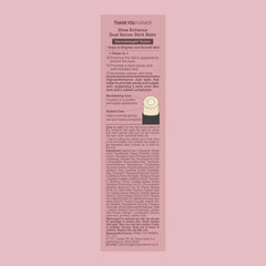 THANKYOU FARMER Glow Enhance Dual Serum Stick Balm travel-friendly packaging for purse-ready care.