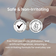 THANKYOU FARMER Sun Project morning routine shot demonstrates quick, skin-friendly protection