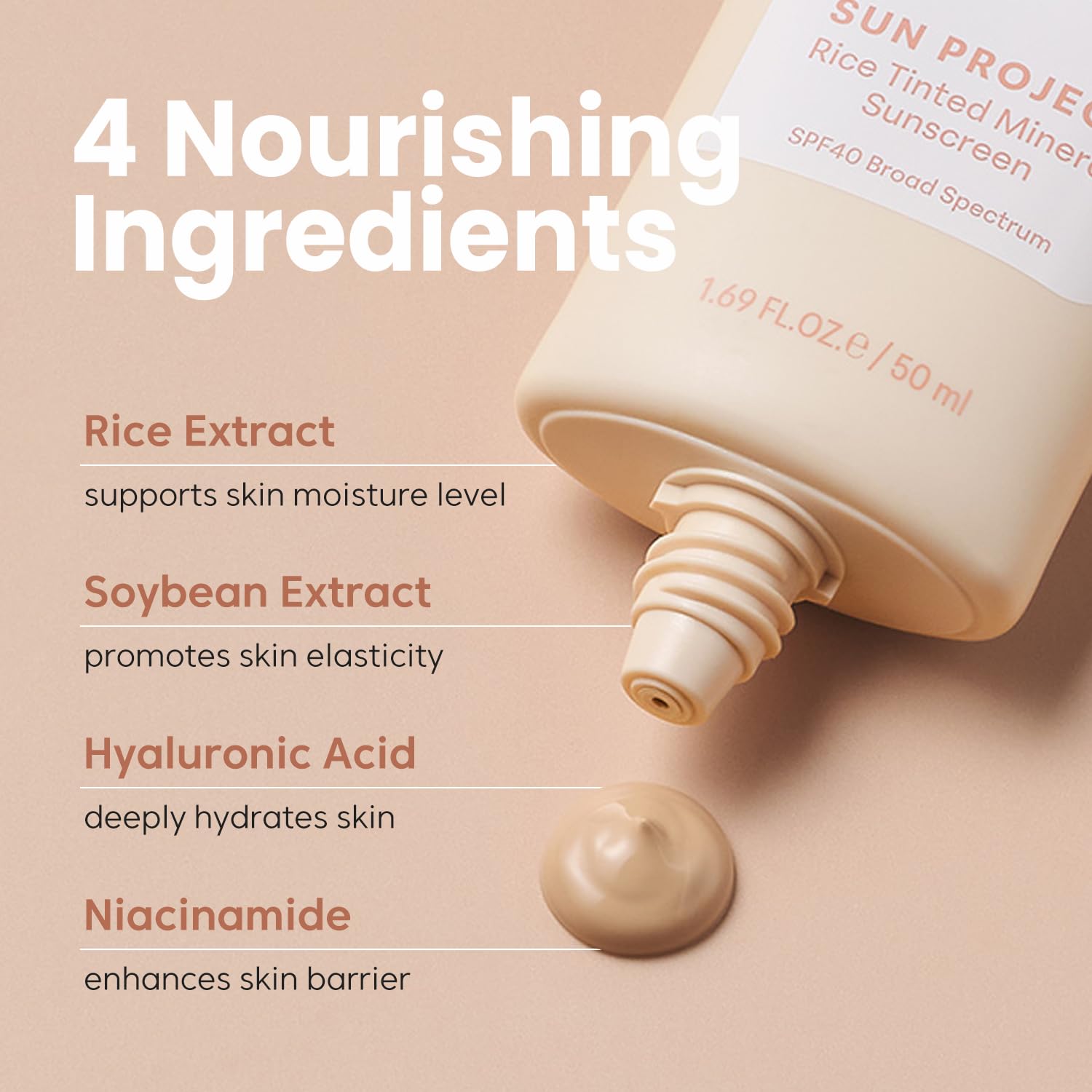 THANKYOU FARMER Sun Project packaging close-up showcases travel-friendly tube
