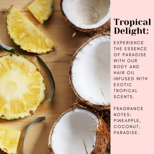 That's That Magic fragrance notes pineapple coconut highlight a refreshing aroma and mood lift.