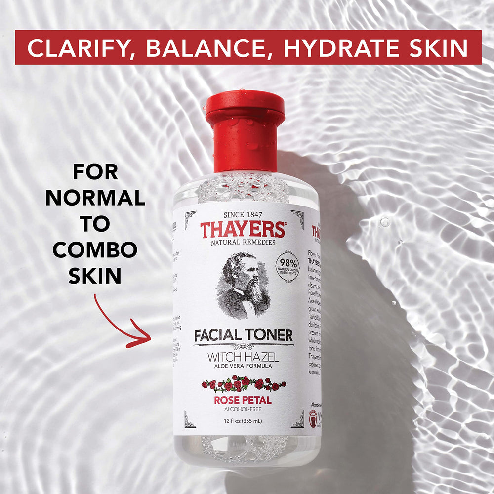 Toner applied to cotton pad ready for cleansing and balancing