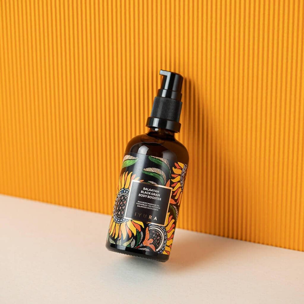 3.38 fl oz Balaayah bottle prepared for daily use