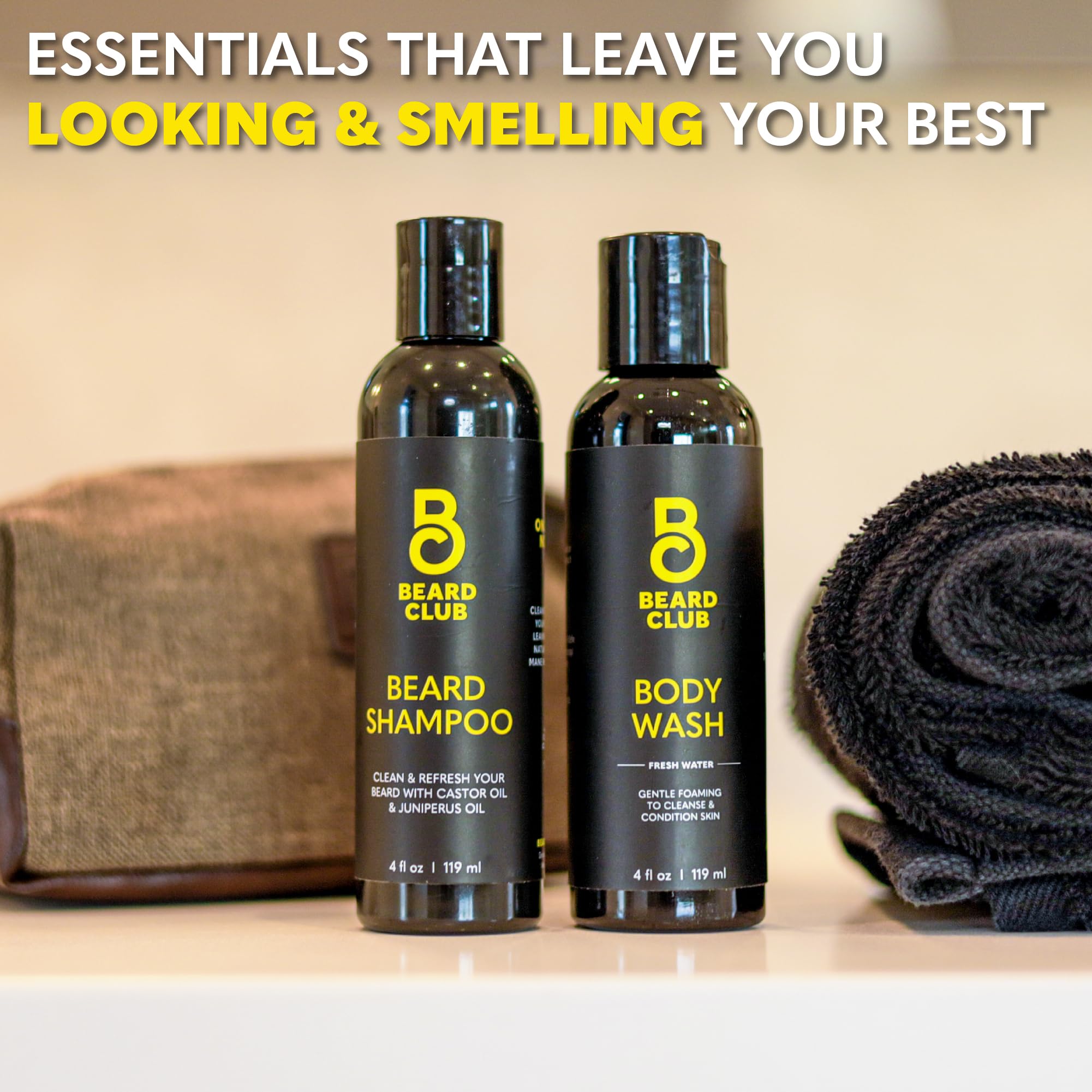 The Beard Club Fresh Water natural essential oils nourish skin