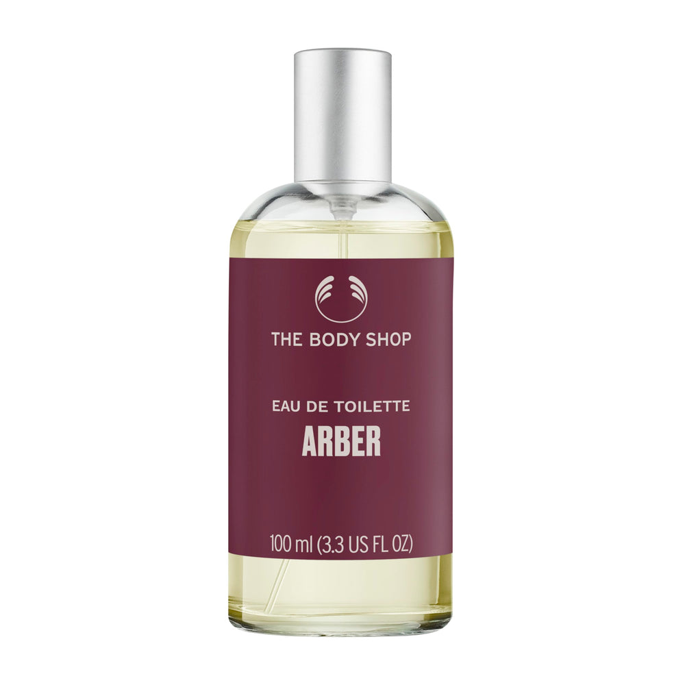 The Body Shop Arber EDT top notes deliver a fresh start for daily wear.