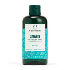 The Body Shop Seaweed Toner bottle for a clarifying, mattifying routine on combination skin