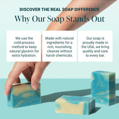 The Bubble Factory gift-set soaps ready for thoughtful gifting occasions.