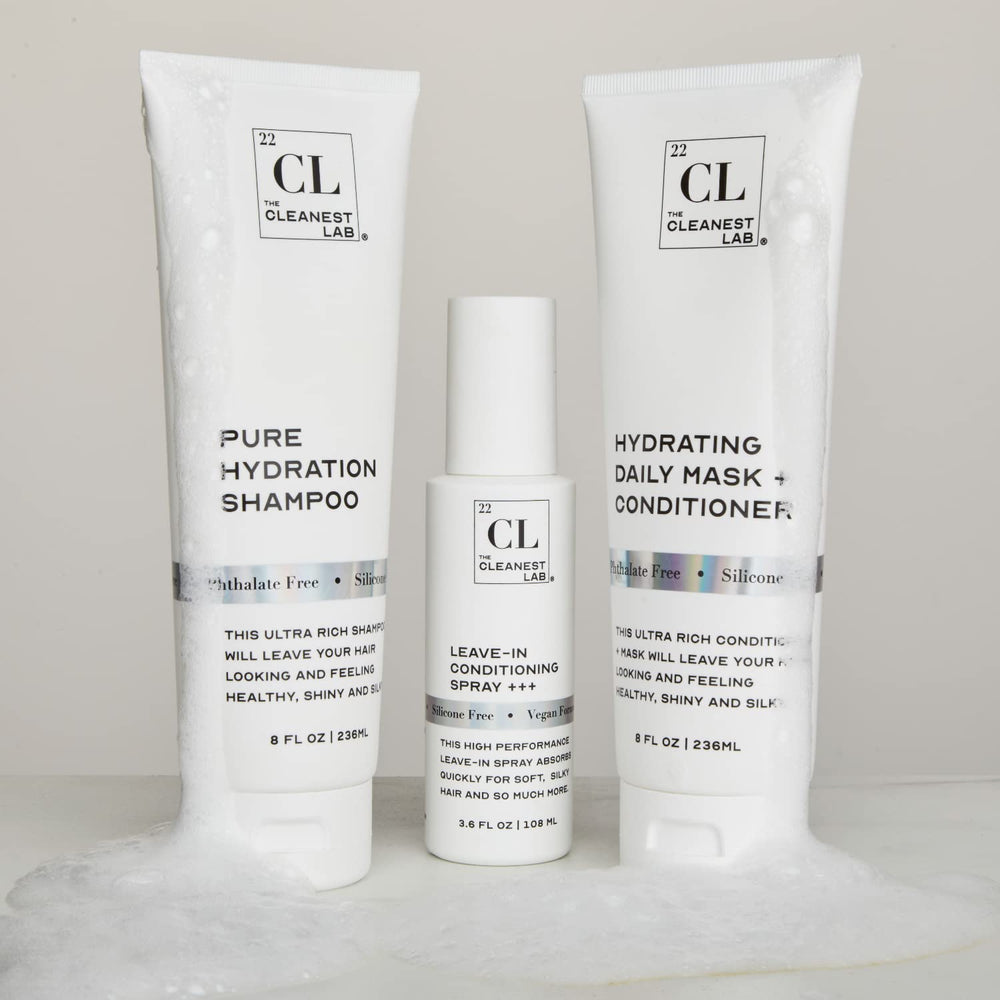 The Cleanest Lab keratin focus highlights stronger strands and resilience.