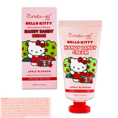 The Creme Shop Hello Kitty Apple Blossom lotion tube for nourished hands.