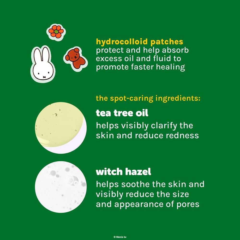 The Crème Shop Hydrocolloid patch absorbs oil and impurities.