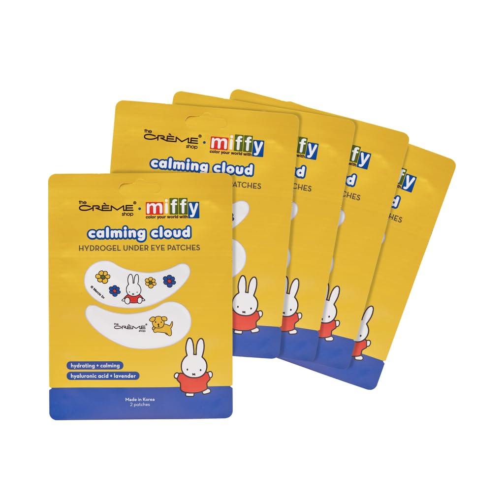 The Crème Shop Miffy calming cloud patches pack ready for refreshing under-eye care