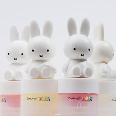 The Crème Shop Miffy tinted lip balm swatch showing color and sheen