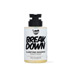 The Doux BREAKDOWN shampoo lather captured mid-foam for a refreshing cleanse.