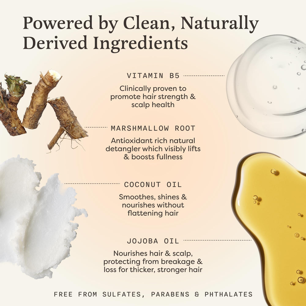 The Earthling Co. conditioner bar detangles to reveal smoother hair.