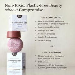 The Earthling Co. sulfate-free formula label confirms gentle cleansing.