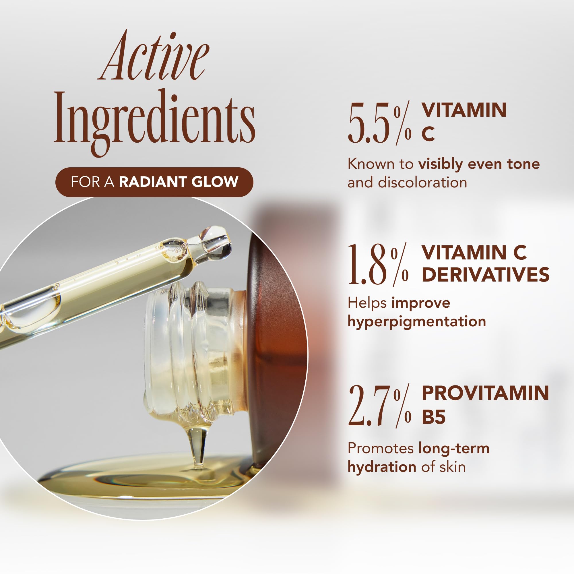 The Face Shop Alltimate Multivita 10% Serum texture close-up for smooth, absorptive application