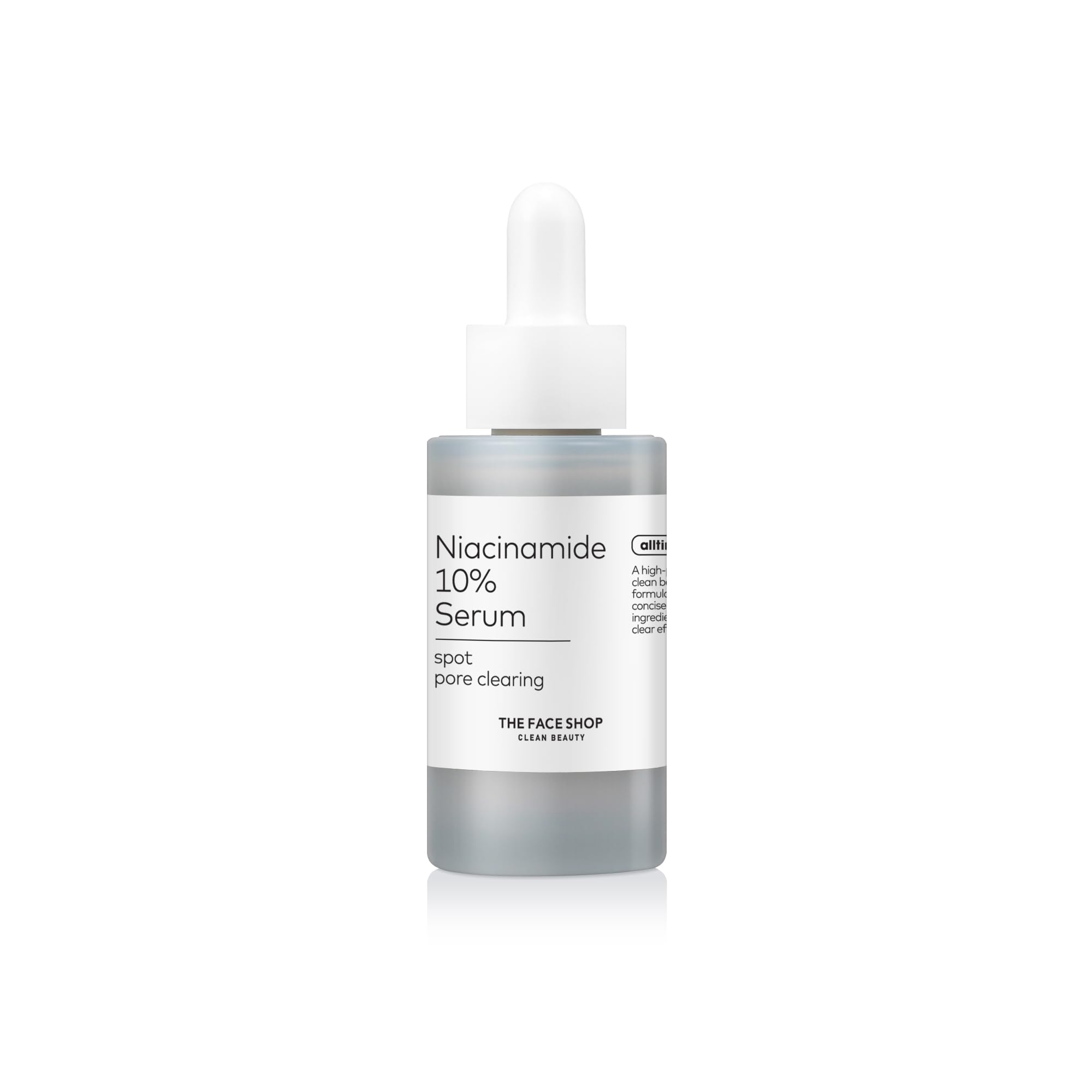 The Face Shop Alltimate Niacinamide 10percent Serum bottle for daily use.