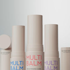 The Face Shop Brightening Care Multi Balm ingredients highlight vitamin C and E.