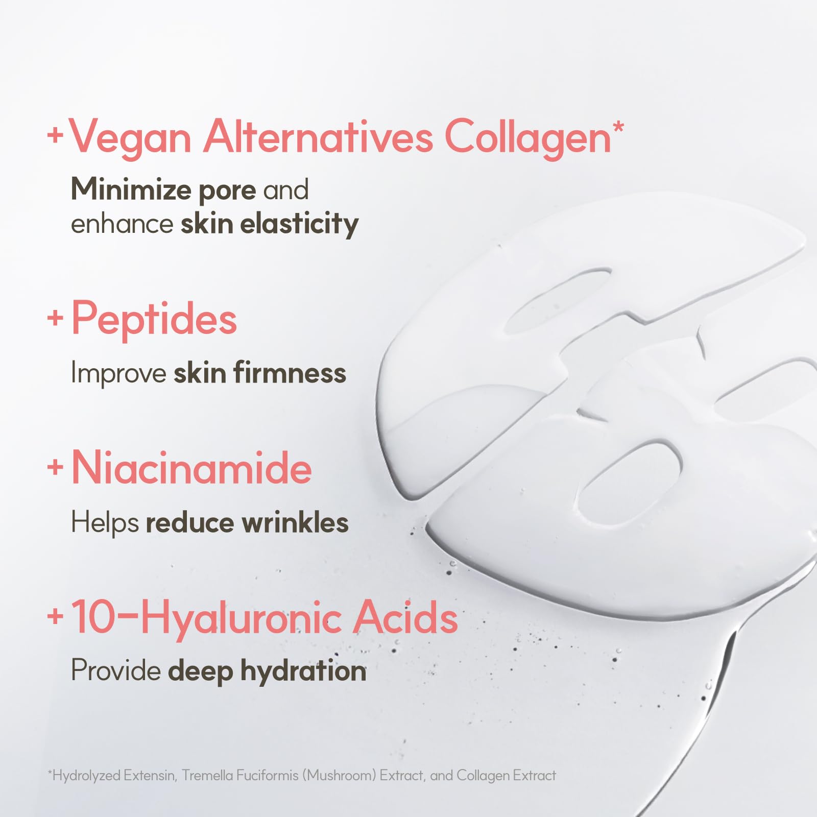 The Face Shop Idebenone hyaluronic acid and peptides nourish the skin