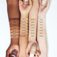 The Face Shop Ink Lasting Foundation packaging and branding details.