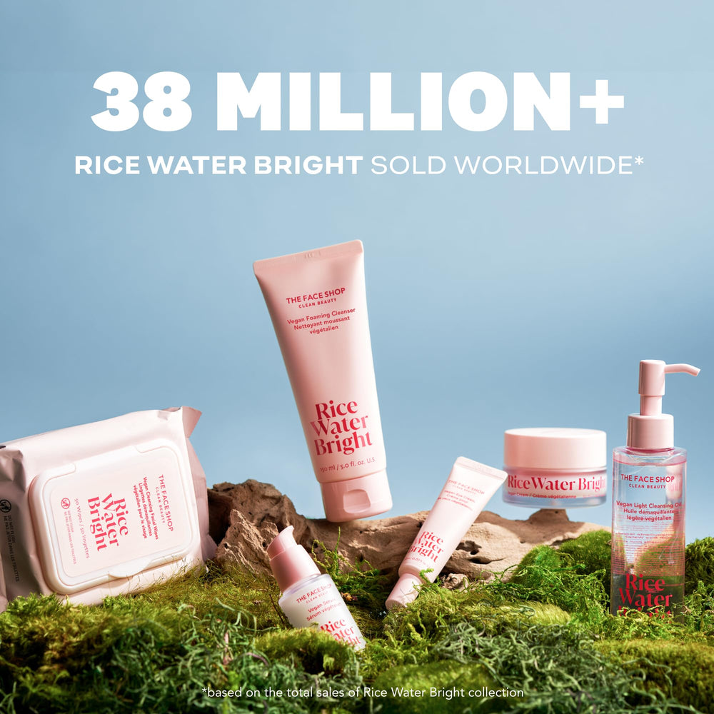 The Face Shop Rice Water Bright jar with minimalist design for everyday use