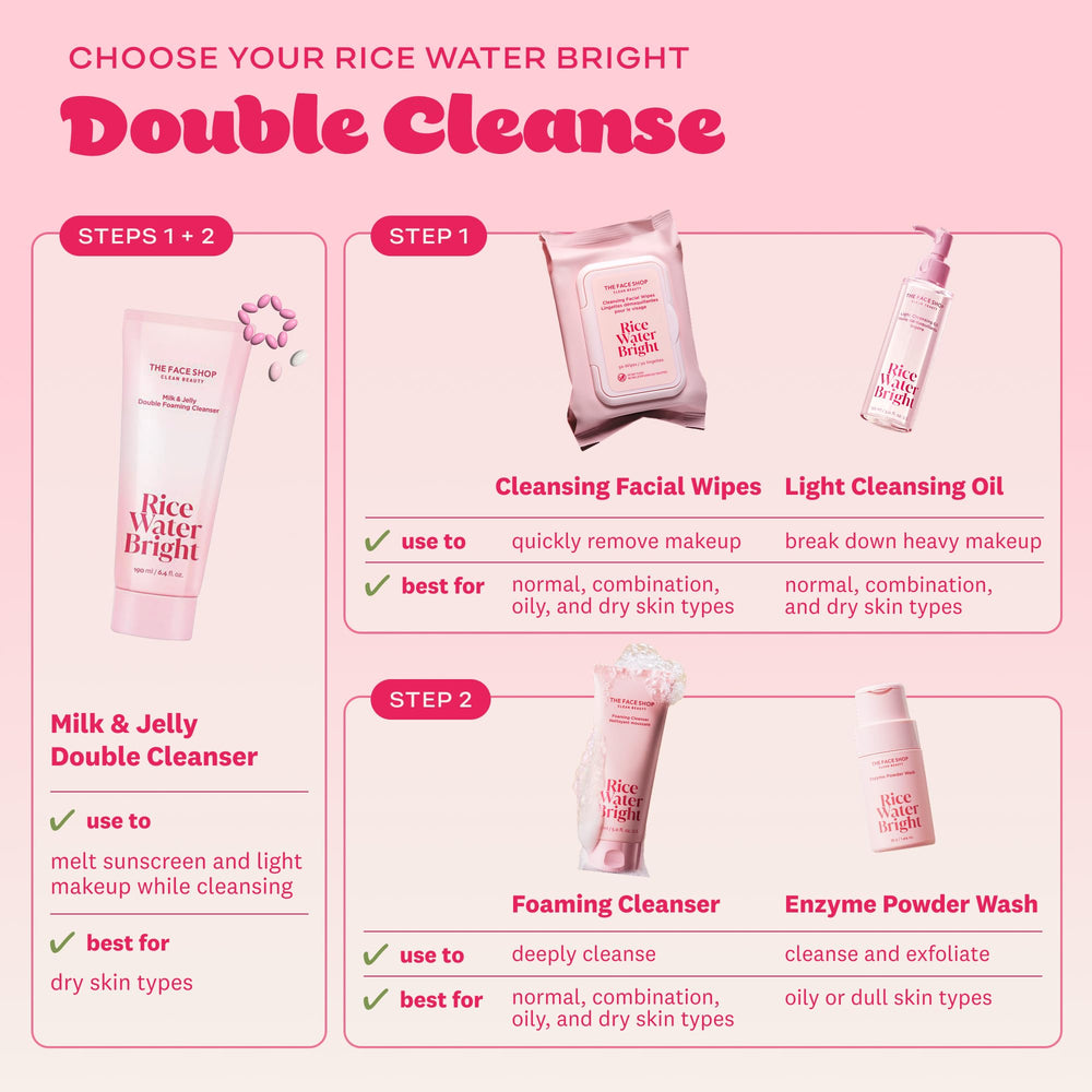 Rice Water Bright packaging and tube emphasizing vegan-friendly skincare.