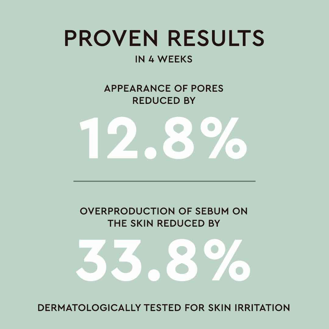 Tea tree extract visuals highlighting soothing, pore-friendly ingredients from The Face Shop.