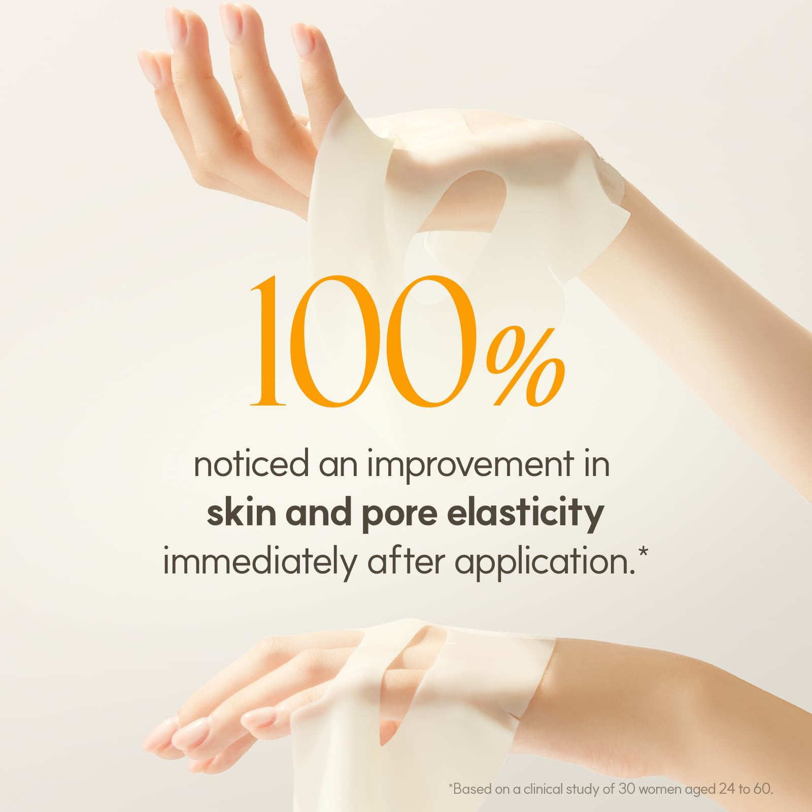 The Face Shop Vita-Toning vegan hydrogel mask for easy application on the face.