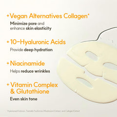 The Face Shop Vita-Toning mask delivers deep hydration and smoother texture.