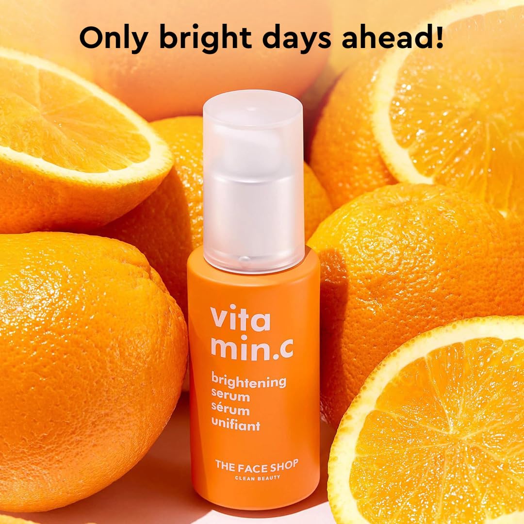 The Face Shop Vitamin C Serum glow after use suggests radiance.