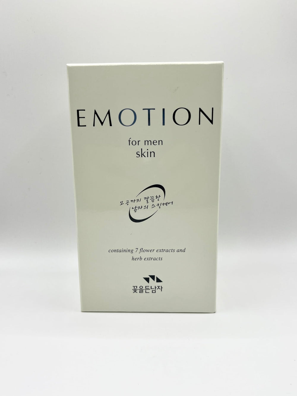 The Flower Men Somang Emotion After Shave bottle closeup highlighting premium packaging for daily grooming