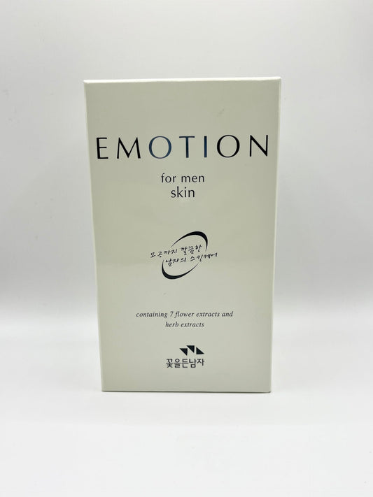 The Flower Men Somang Emotion After Shave bottle closeup highlighting premium packaging for daily grooming