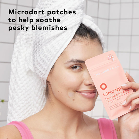 The Good Patch Clear Up being applied to a blemish for focused treatment