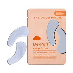 Closeup of The Good Patch hydrogel under-eye patches for hydration.