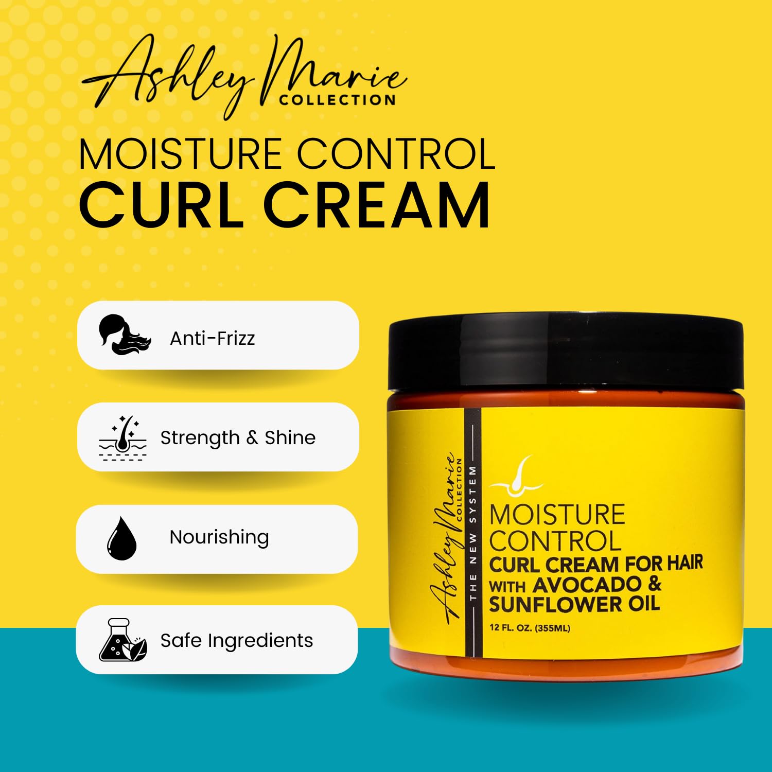 The Hair Diagram Ashley Marie Avocado Oil detail highlights nourishing base