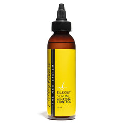 The Hair Diagram Ashley Marie SilkOut Serum bottle for frizz control and shine.