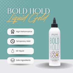 The Hair Diagram Liquid Gold water based formula packaging.