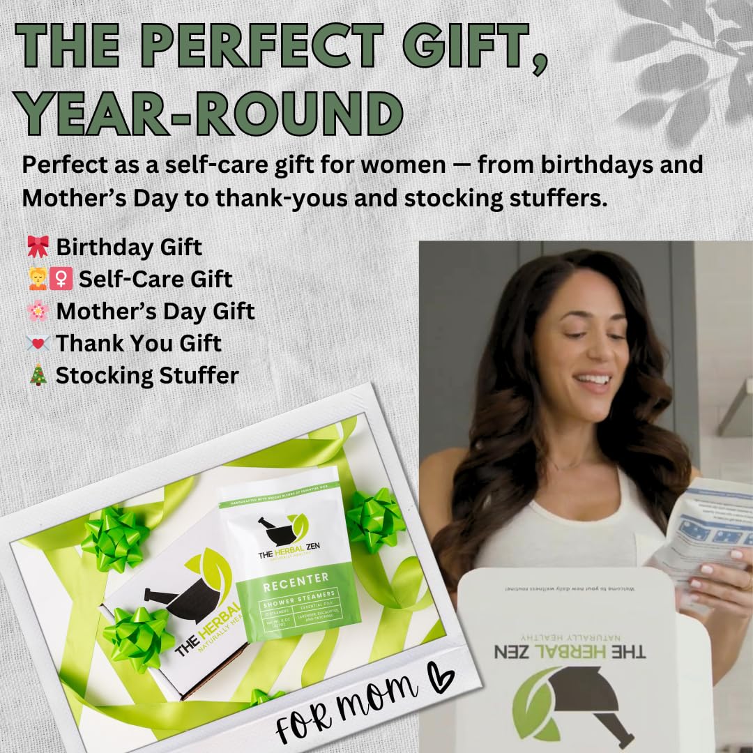 The Herbal Zen Recenter Valentine gift box, ready for thoughtful gifting