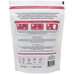 The Herbal Zen shower steamers create a relaxing bathroom ambience.