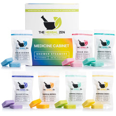 The Herbal Zen shower steamers variety pack with 14 counts for at-home spa rituals.