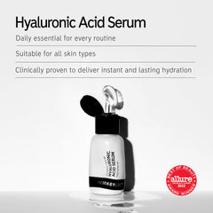 The INKEY List Hyaluronic Acid Serum Duo packaging close-up for at-home routine