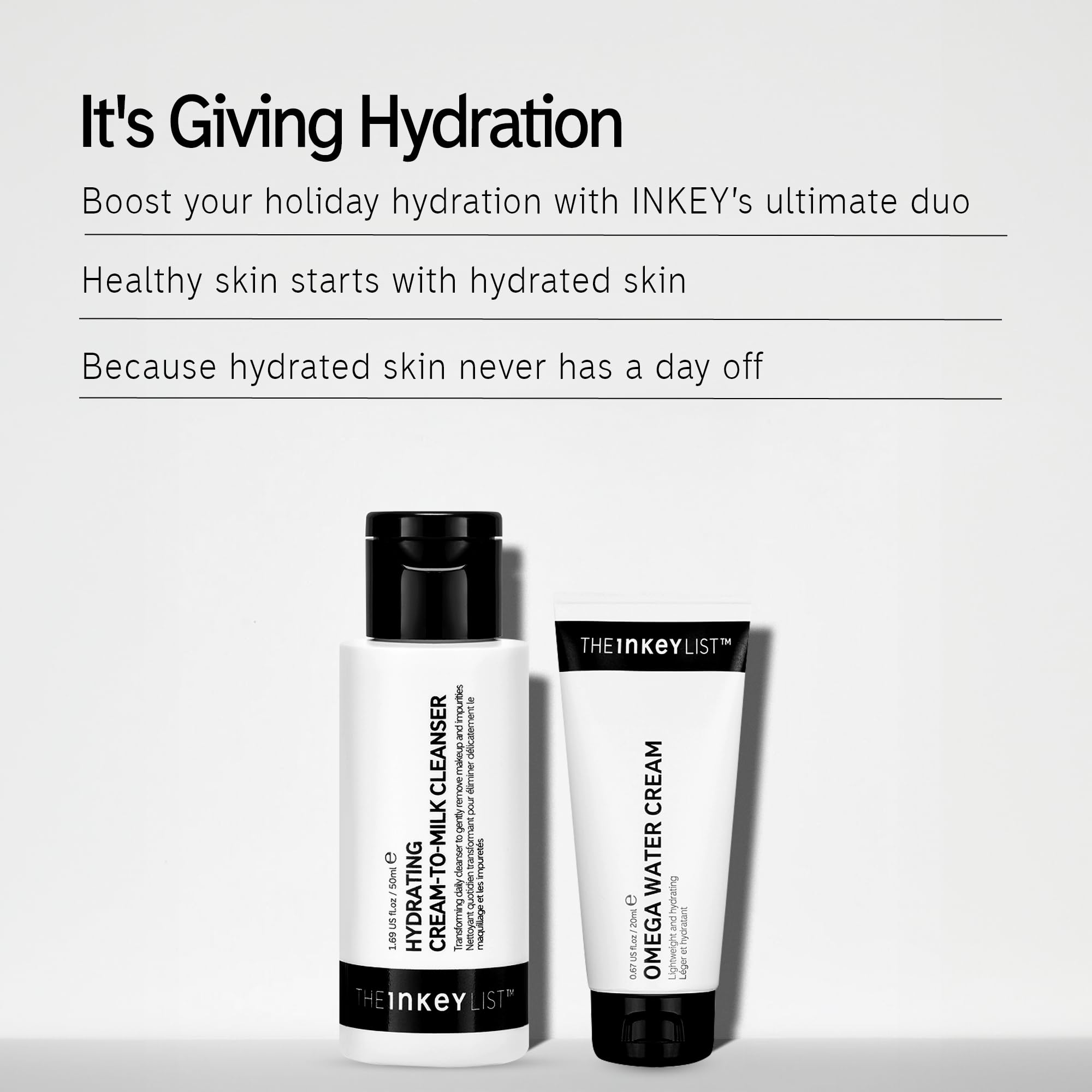The INKEY List Omega Water Cream jar for oil-free hydration.
