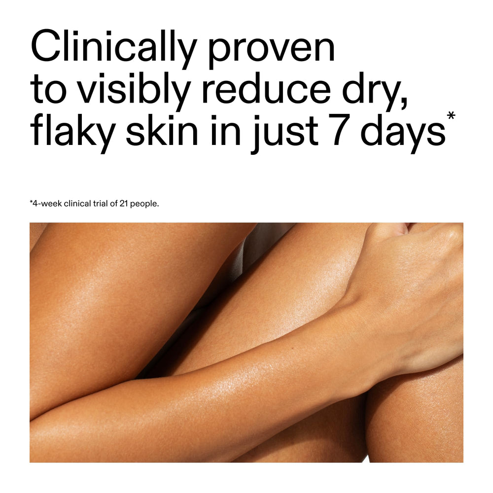 The INKEY List PHA Body Water Cream pump dispensing action suggests convenient daily use.