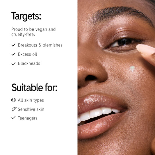 The INKEY List Succinic Acid Treatment blemish-spot close-up for targeted spot care.