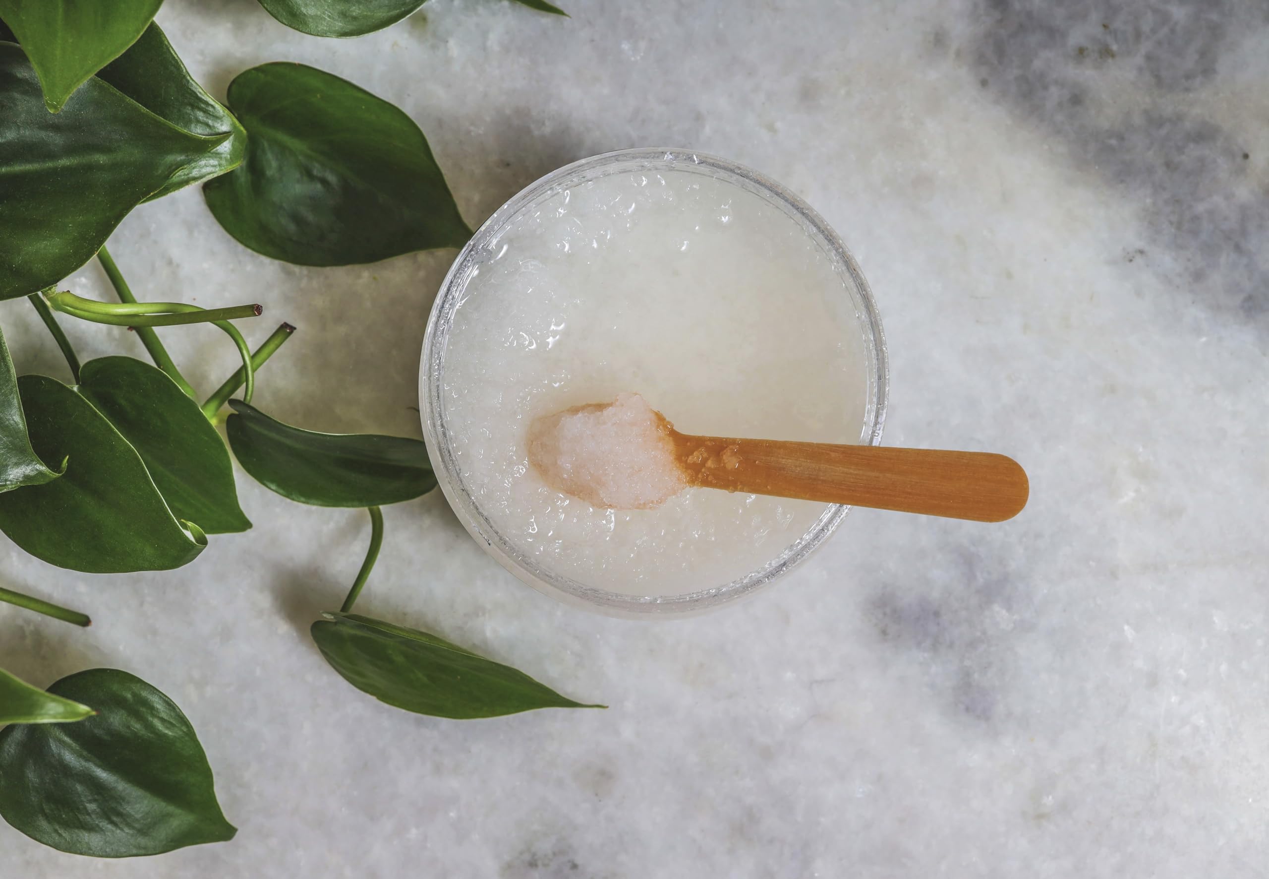 The Keys Salt Scrub feet pedicure scrub for silky skin.
