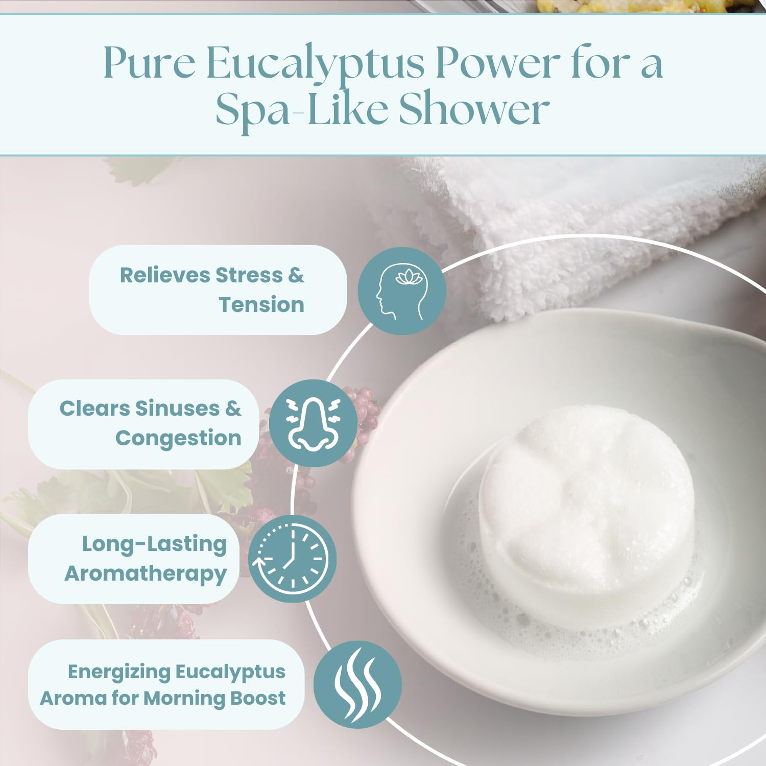 USA-made shower bombs by The Lavish Goat for a premium self-care ritual.