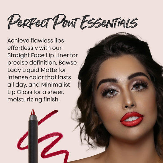 The Lip Bar Bawse Lady Liquid Matte Lipstick delivering velvety color.
