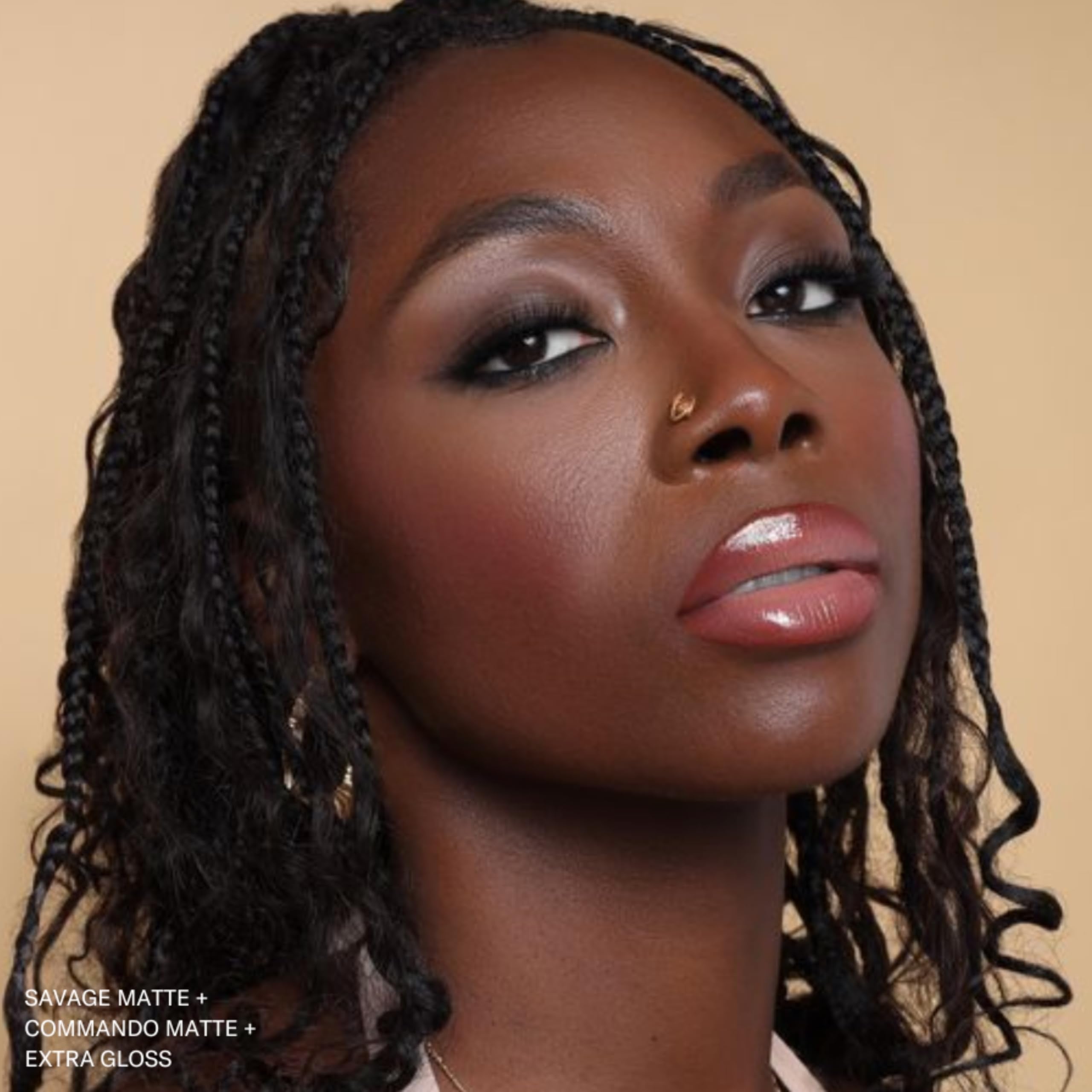 Nourishing jojoba oil in The Lip Bar Commando lipstick close-up